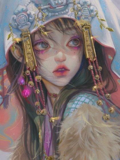 雪覆青山，不见春深