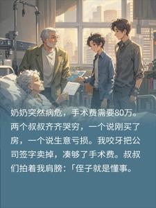 奶奶病危俩叔叔哭穷，我卖公司救奶奶小说