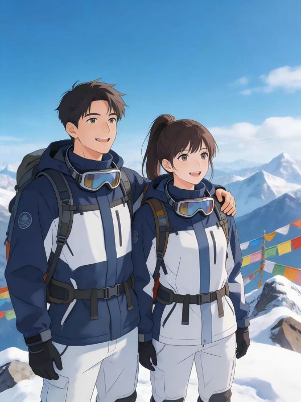 老公带着表妹挑战登顶珠峰，我目送他们去死