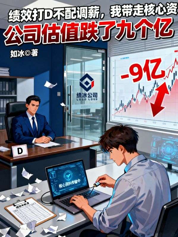 绩效打D不配调薪，我带走核心资料后，公司估值跌了九个亿