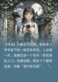 继承百年凶宅，满屋古董拉我进群续命