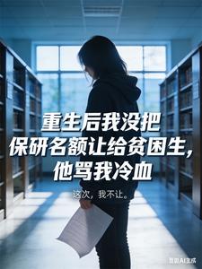 重生后我没把保研名额让给贫困生，他骂我冷血