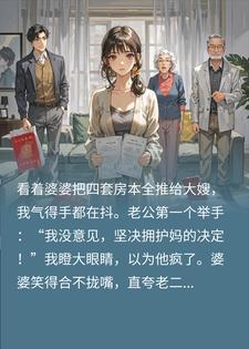 婆婆分房偏心哥嫂，老公满口同意，下一秒全家崩溃