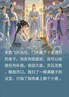 夫君飞升任我挑法宝，我转身一颗仙丹喂阿豆，全宗急了小说