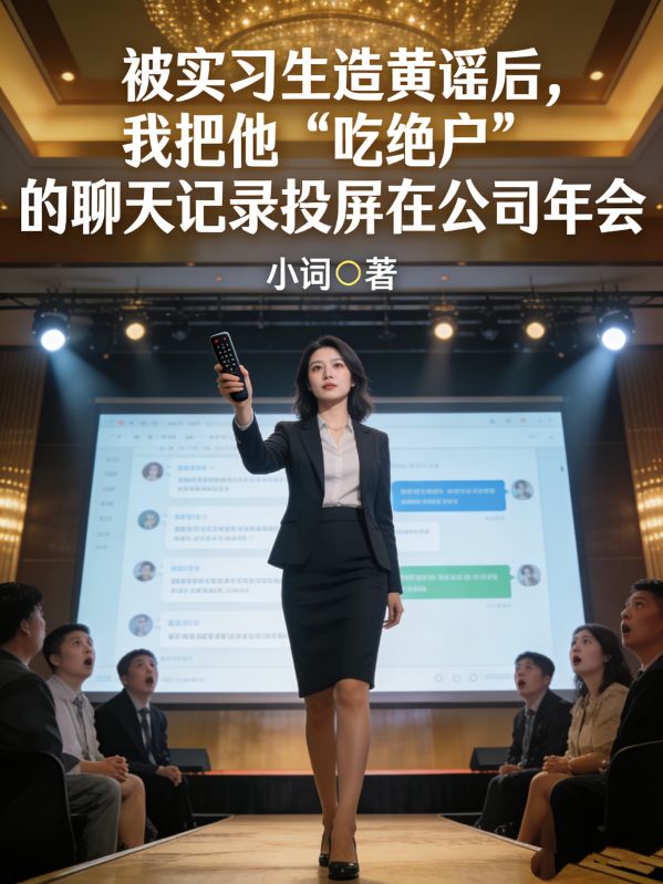 被实习生造黄谣后，我把他&lsquo;吃绝户&rsquo;聊天记录投屏在公司年会