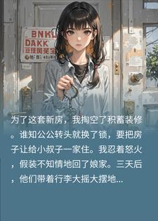 公婆霸占新房，3天后看到银行告示，全家哭晕小说