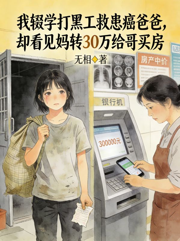 我辍学打黑工救患癌爸爸，却看见妈转30万给哥买房