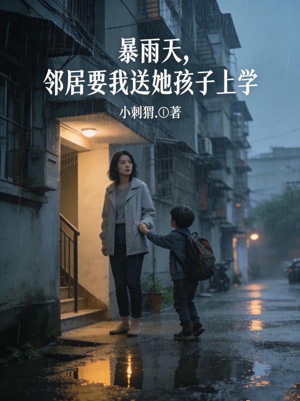 暴雨天，邻居要我送她孩子上学