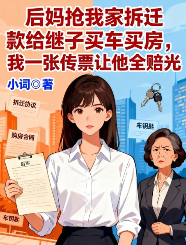 后妈抢我家拆迁款给继子买车买房，我一张传票让他全赔光
