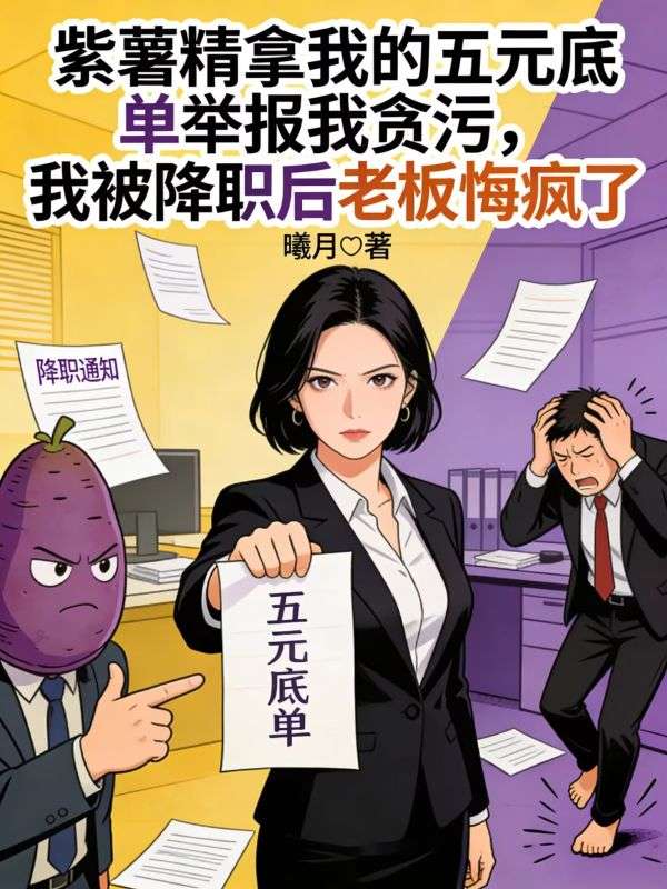 紫薯精拿我的五元底单举报我***，我被降职后老板悔疯了小说