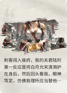 夫君拿我挡刀护白月光，我笑着递上5万两和离书