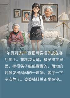 小姑子年年搬空我海参，今年我只买两袋橘子，婆婆脸黑小说