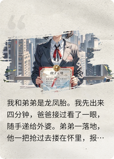 弟弟改我奖状10年，爸病了找我借钱，我说去找周文博周禾周文博小说完整篇在线阅读