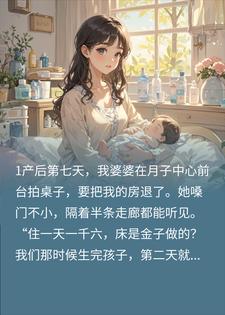 婆婆嫌我月子中心贵，我反手删了她探视权闻溪江驰小说完整篇在线阅读