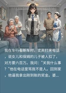 老公和保姆假绑架女儿要六百万，我报警断他生路林知夏沈砚小说完整篇在线阅读