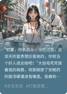 瞎眼半仙揭开真相，抢我八字冲喜的表姐遭反噬林初夏林婉儿小说完整篇在线阅读