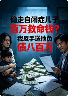 苏晴小安 偷走自闭症儿子百万救命钱？我反手送他负债八百万完结版在线阅读