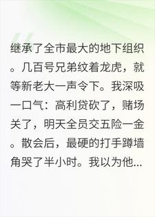 老大走了让我接班，我给几百兄弟交了五险一金