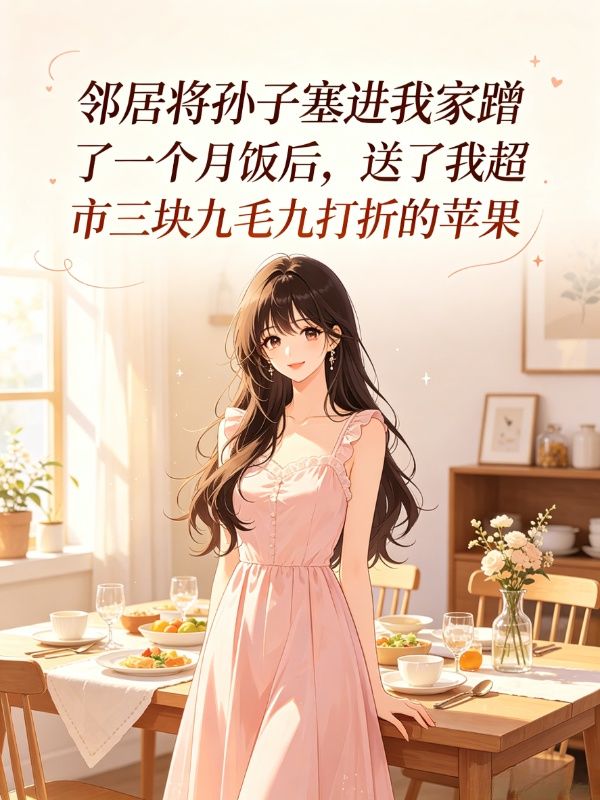 邻居将孙子塞进我家蹭了一个月饭后，送了我超市三块九毛九打折的苹果