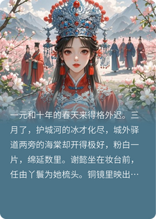 十年海棠终作土，不负相思不负君谢懿沈慕之小说完整篇在线阅读