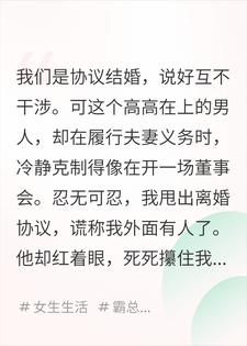 提出离婚后，老公撕毁协议红着眼求我别走叶漫兮霍廷砚小说完整篇在线阅读
