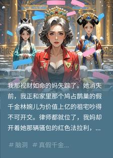 我妈穿进宫斗文，我和假千金成了她的弹幕