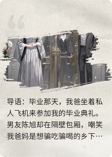毕业典礼上，我把准公公送上了失信名单