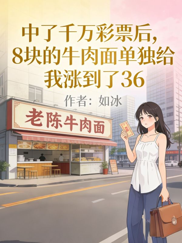 中了千万彩票后，8块的牛肉面单独给我涨到了36