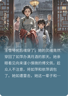 雪姨重生在依萍冒着大雨来要生活费的那天小说