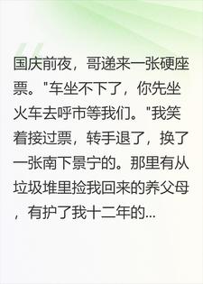车里坐不下？行，这个家我也不回了小说