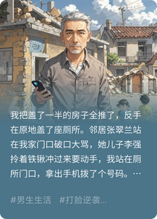 陈远张翠兰 建新房被邻居泼馊水强拆？我把整栋房捐给文旅局当公厕完结版在线阅读