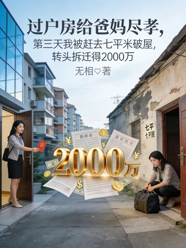 过户房给爸妈尽孝，第三天我被赶去七平米破屋，转头拆迁得2000万陆明小晚小说完整篇在线阅读