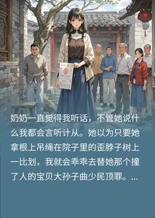 奶奶上吊逼我顶罪，我拿完房产证反手报警刘桂兰赵英曲少民小说完整篇在线阅读