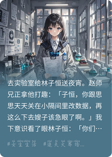倾尽三年帮扶男友，转头他却把我成果送情敌
