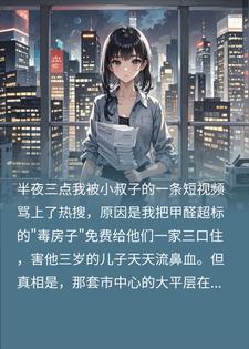 好心借出大平层却反被网暴甲醛超标，那就给我滚吧小说