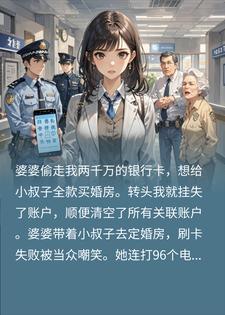 婆婆偷我两千万给小叔子买房？我反手冻结账户，她慌了
